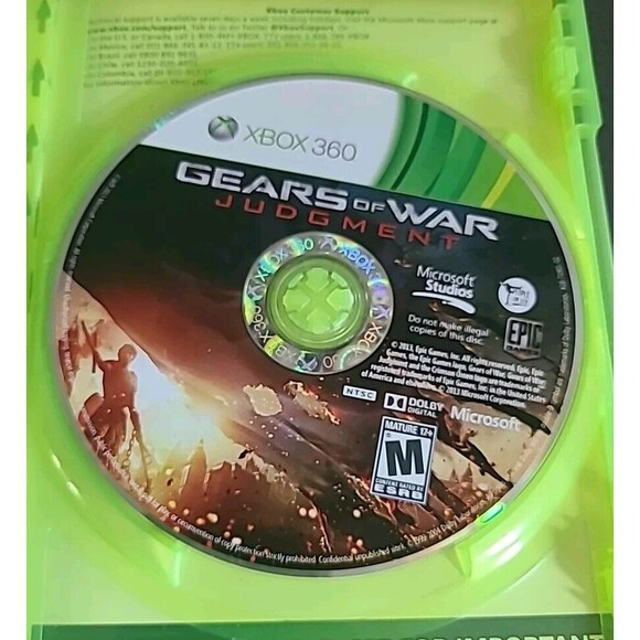 XBOX 360 Gears of War Judgment No Manual  Video Game Tested - Picture 4 of 5